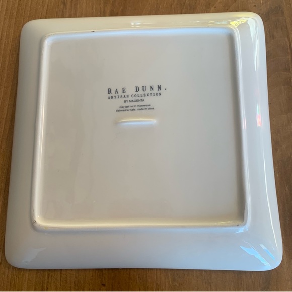 Rae Dunn Magenta Best Mother Ever Square Plate - Picture 3 of 6